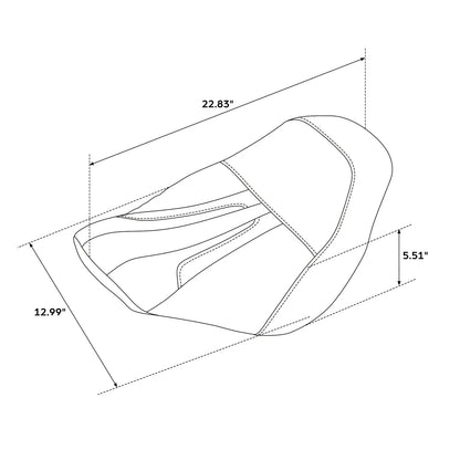 Solo Seat for Harley Low Rider S FXLRS ST FXLR (2018-2025)