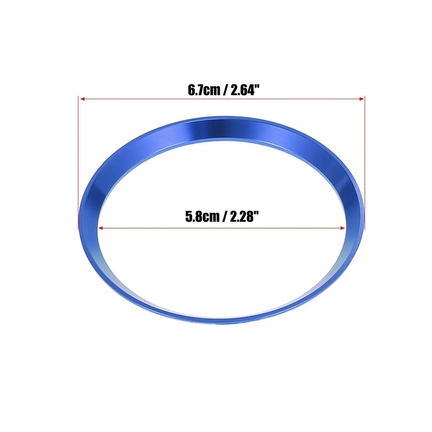 Blue Steering Wheel Ring Cover Trim for Mercedes Benz C Class C200L E300L GLA220