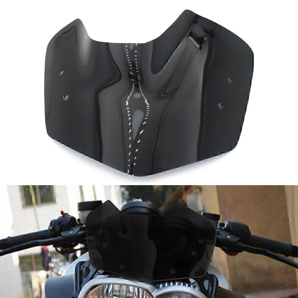 1x Black Windshield Cover Deflectors for BMW K1200R K1300R (2005-2016)