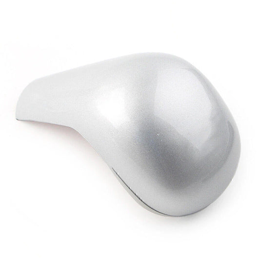 ABS Silver Console Gear Shift Knob Cover Trim for Mazda 3 Axela (2020-2021)