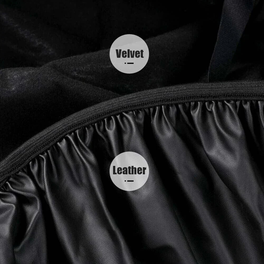 Scooter Cushion Seat Cover Waterproof Black Leather for Scooter