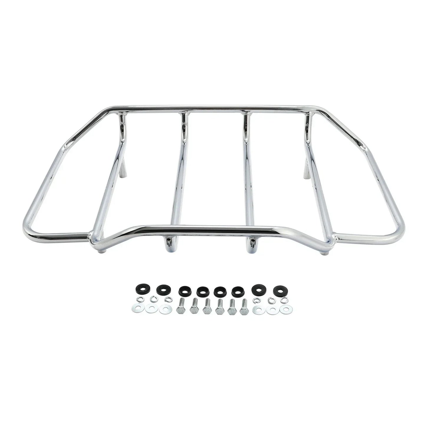 Chrome Trunk Luggage Rack for Harley Electra Street Road King Glide Touring