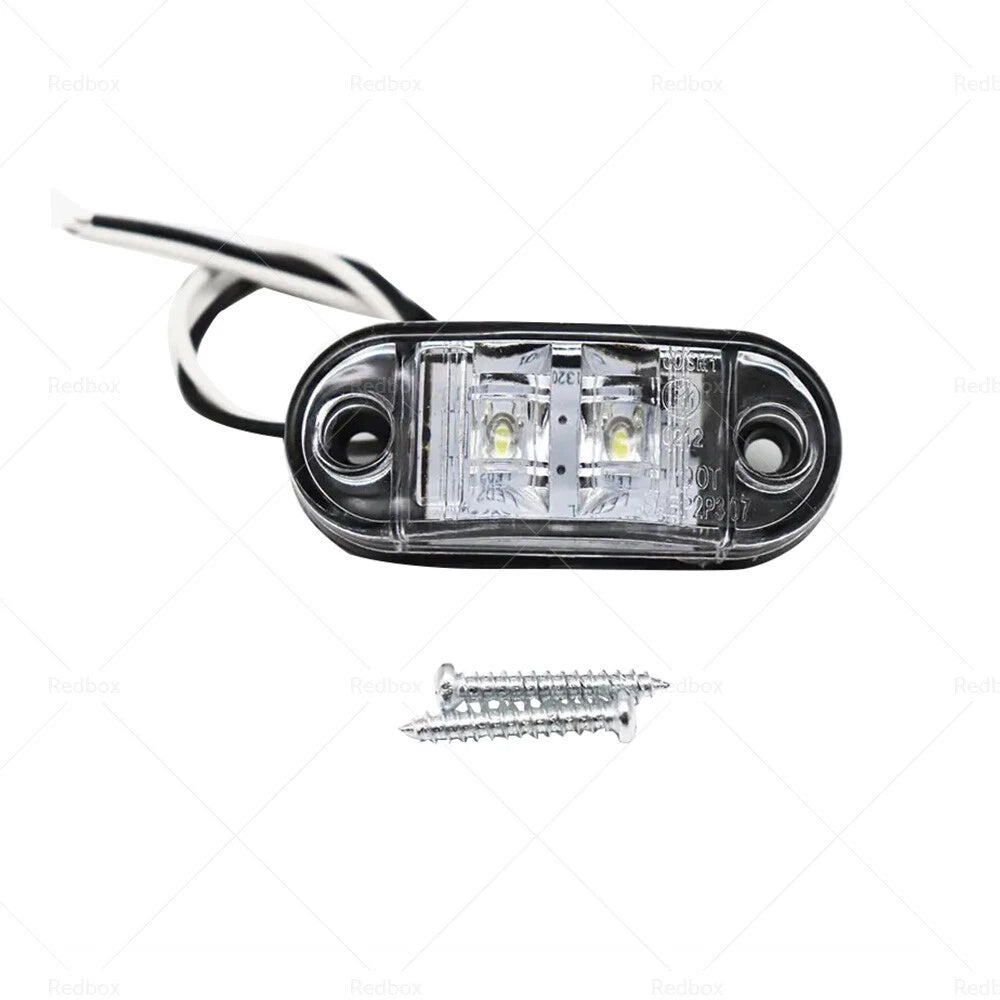 LED Side Marker Clearance Lights for Trailer Truck RV 12/24V