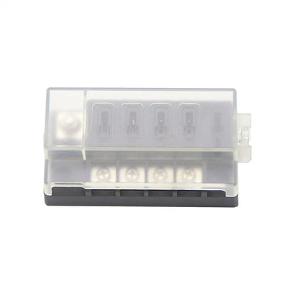 4-Way 100A Fuse Box Block w/ Terminal Connectors for Car Truck (12-32V)