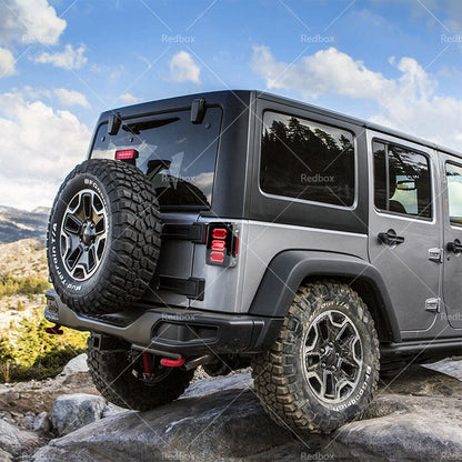 Smoked Black LED Tail Lights for Jeep Wrangler JK (2007-2017)
