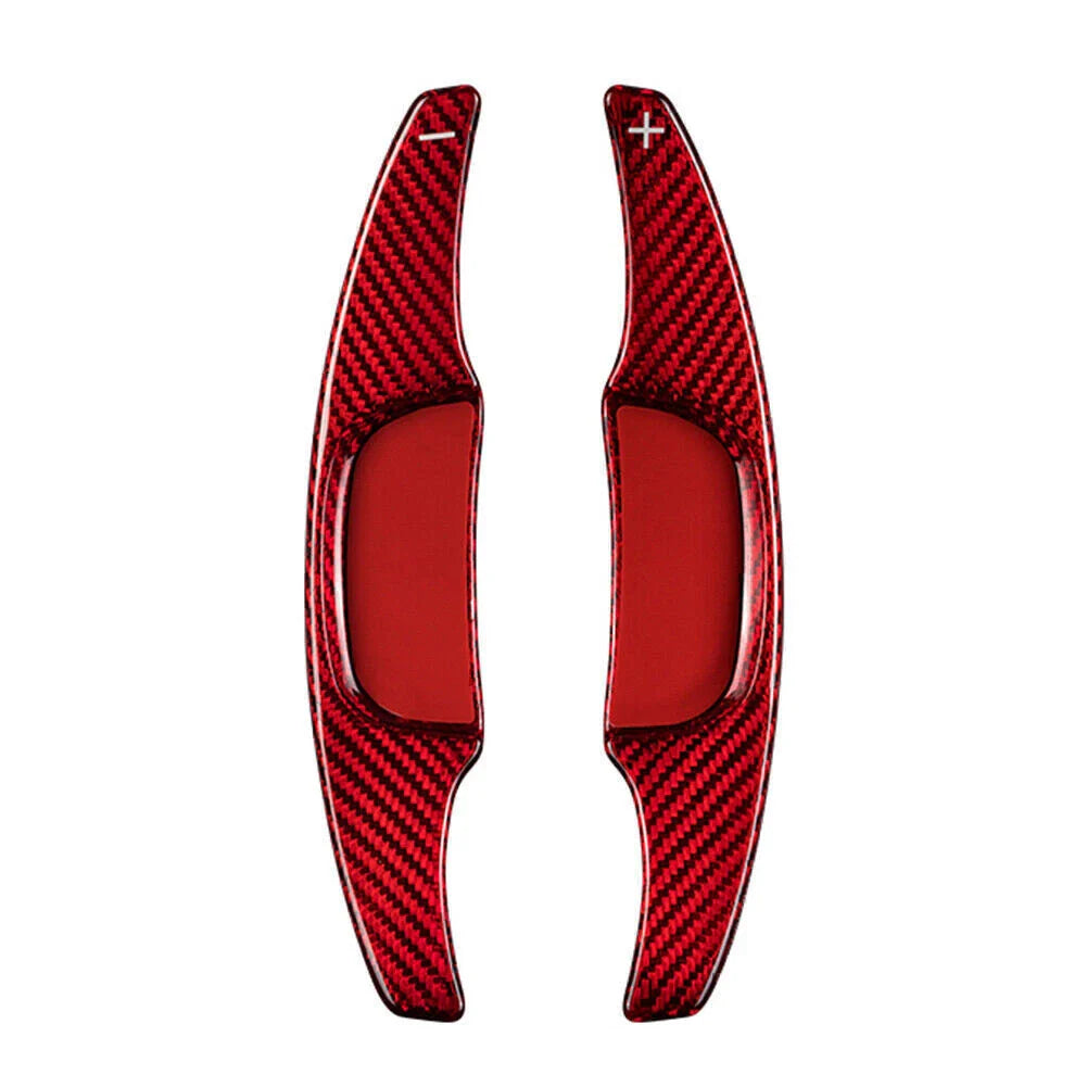 Carbon Fiber Red Steering Wheel Shift Paddle for Mazda 3 (2020-2021)