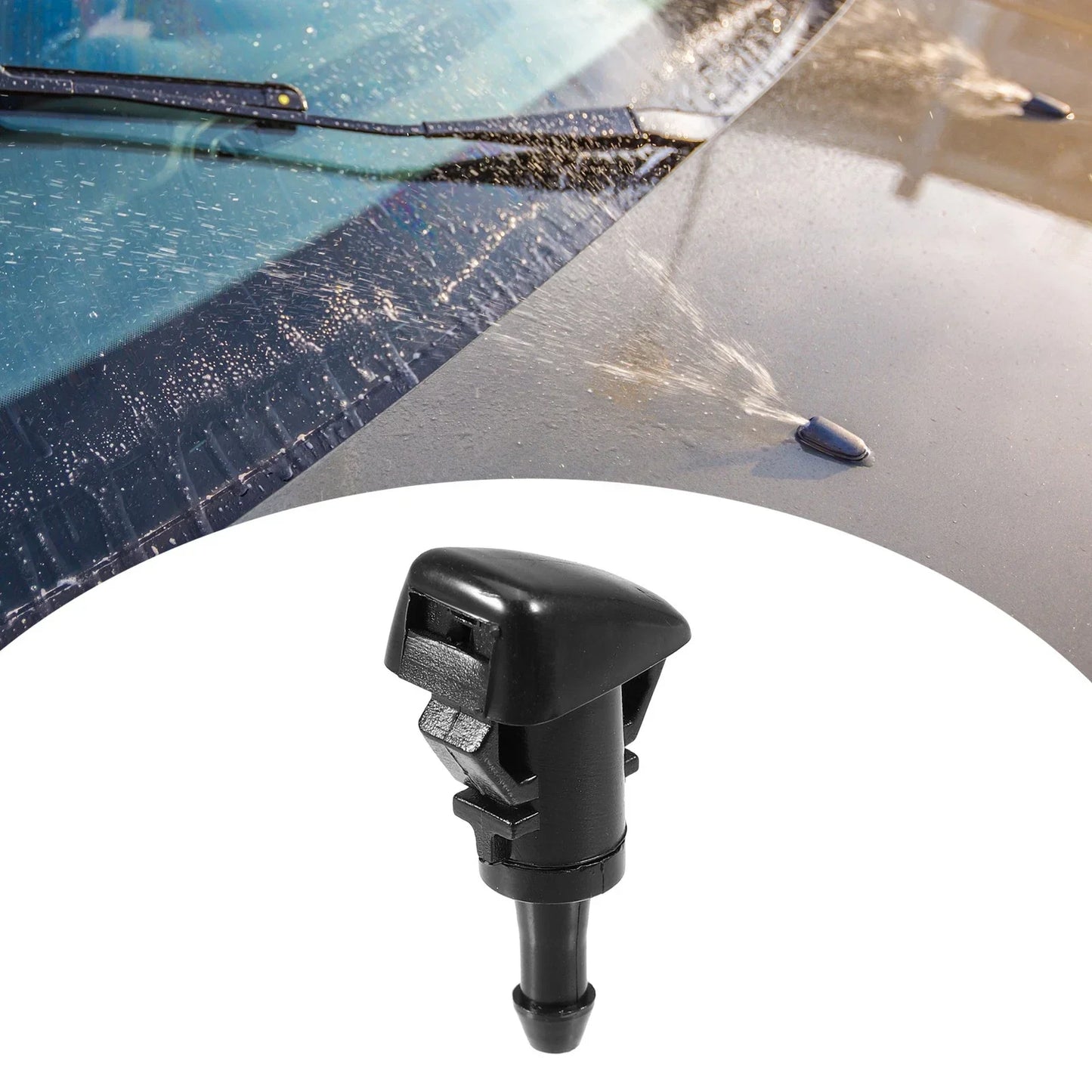 2 x Front Windshield Washer Nozzles for Dodge Charger