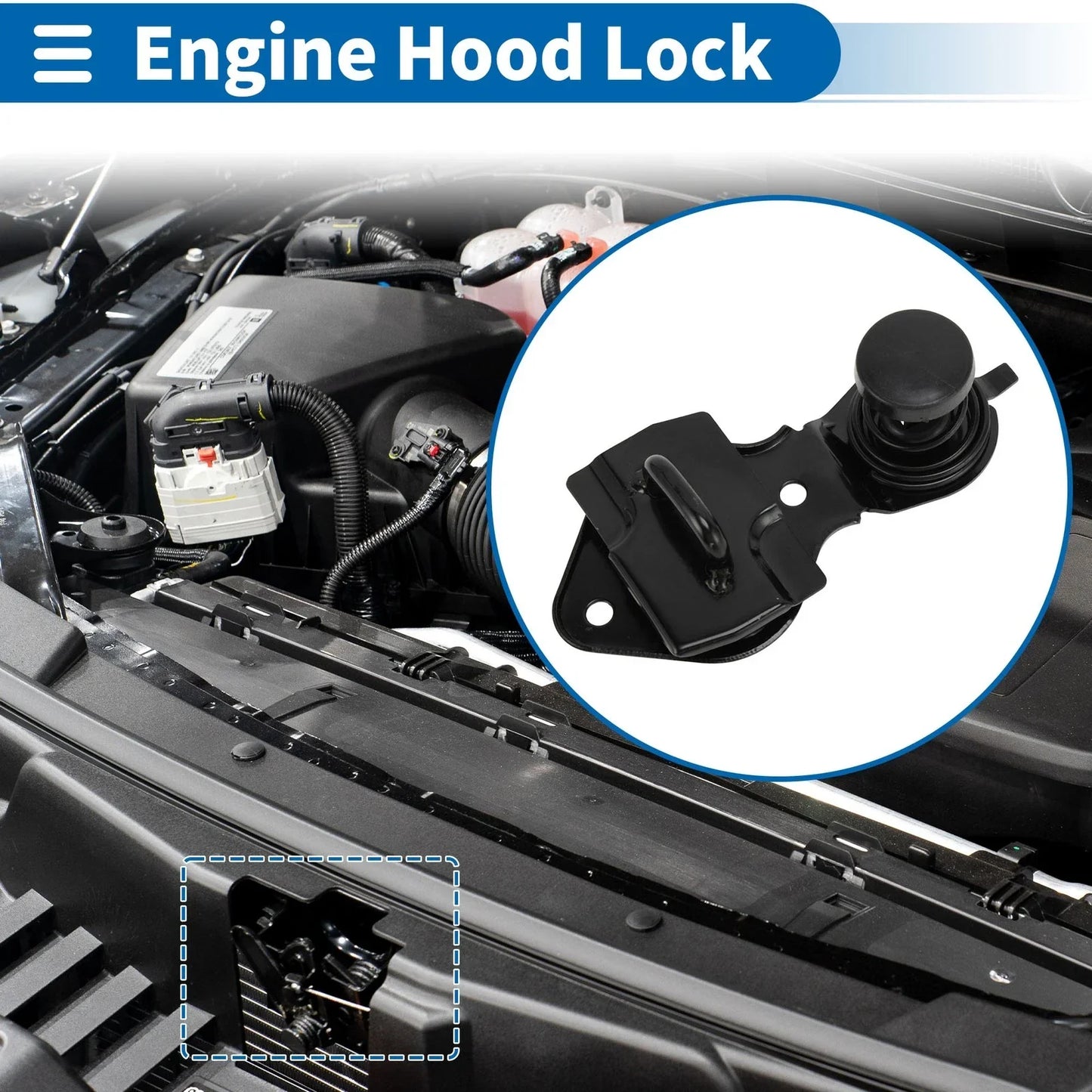 Hood Latch Assembly for Mercedes-Benz CLS500 (2006) - 1 x Quality Replacement