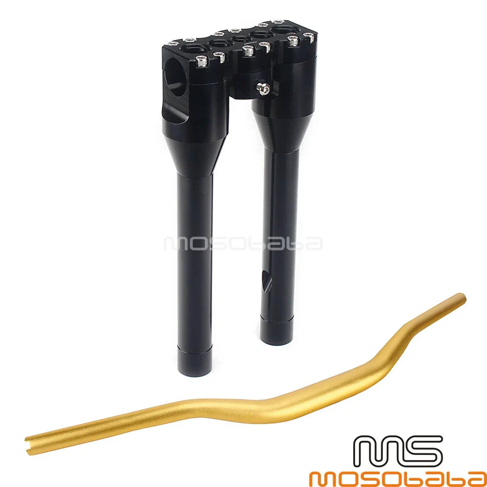 1. 1-1/2" Handlebar w/10" Riser for Harley Dyna Softail Street Bob (2018-2023)