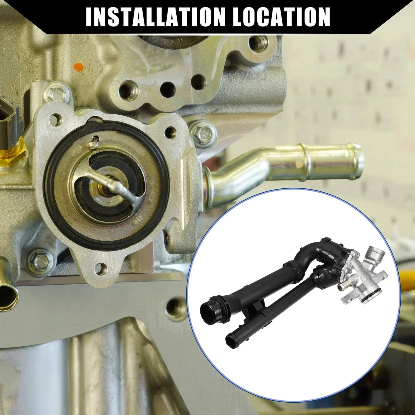 Engine Coolant Thermostat Housing for Mercedes-Benz CLA45 (2014-2019)