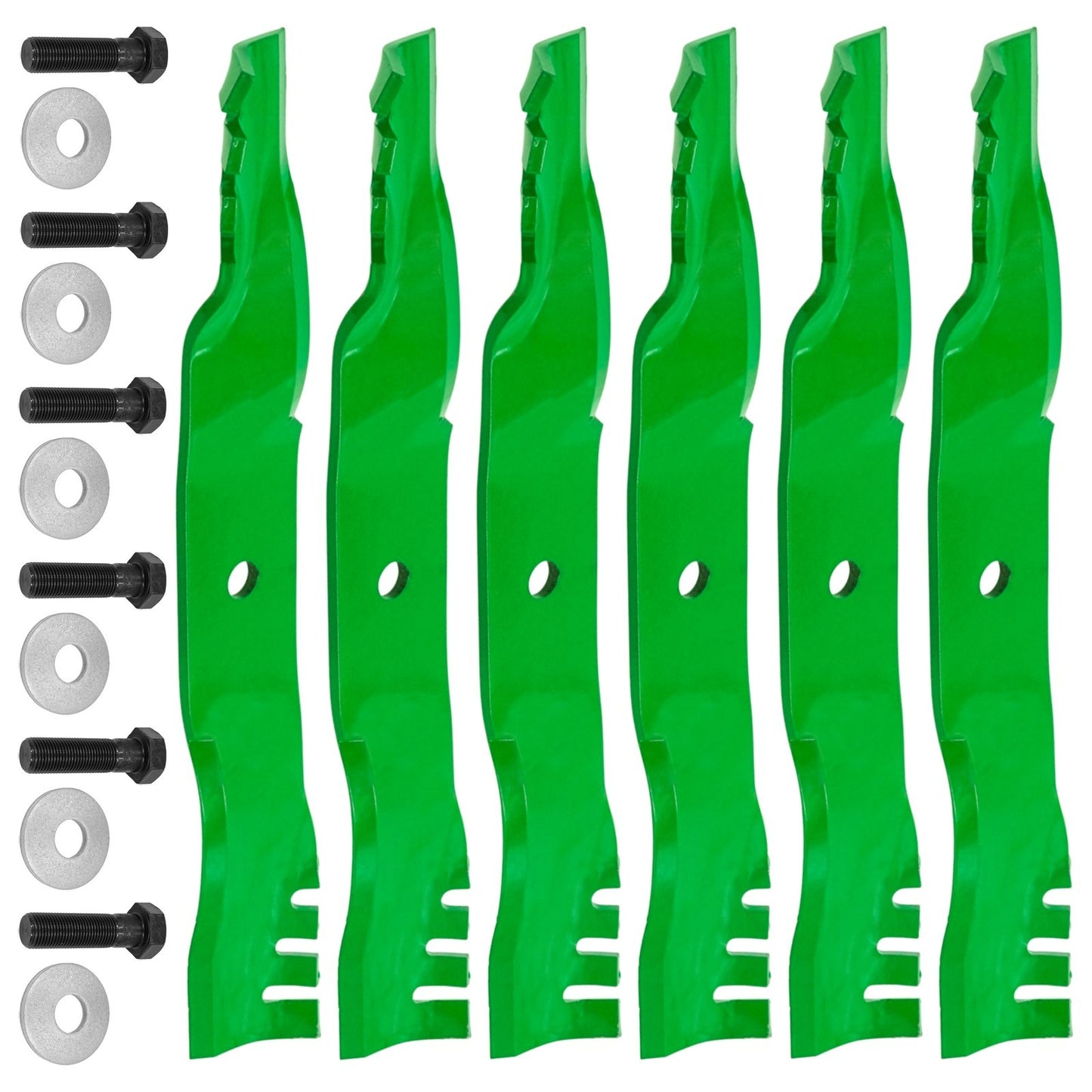 Deck Blade and Bolt Replacement Kit for Toro HD1500 HD2000 HD2500 (52")