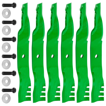 Deck Blade and Bolt Replacement Kit for Toro HD1500 HD2000 HD2500 (52")