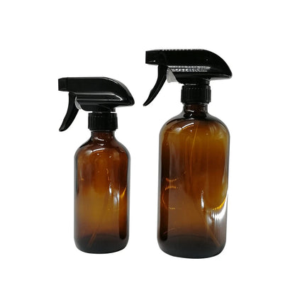 Amber Glass Spray Bottle - Refillable for Pet Care & Air Freshener Use
