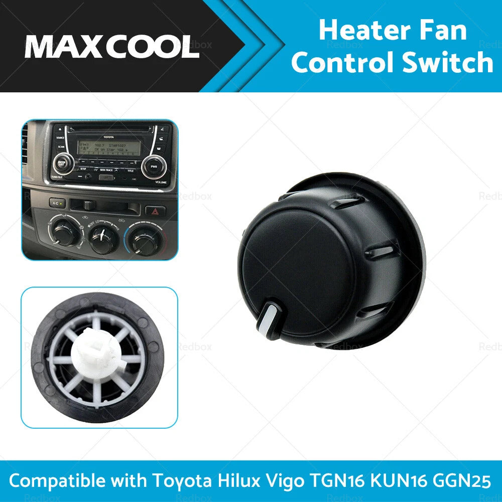 Heater Fan Control Switch Knob for Toyota Hilux Vigo (2005-2015)