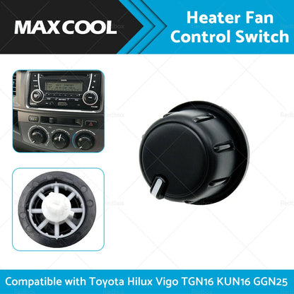 Heater Fan Control Switch Knob for Toyota Hilux Vigo (2005-2015)