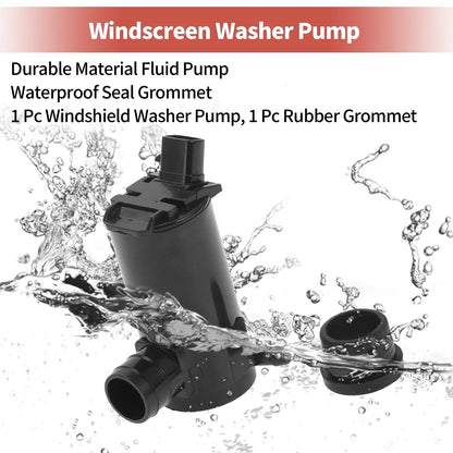 Windshield Washer Pump w/ Grommet for Pontiac G3 (2007-2010)