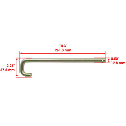 Deck Roller with Pin and Spacer for Cub Cadet GT 1554 (2015–2018)