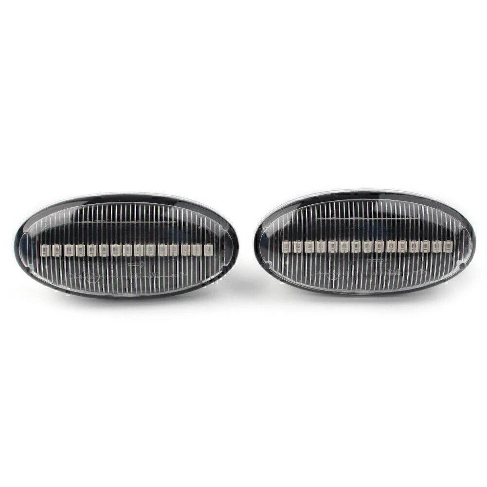 LED Dynamic Side Marker Sequential Blinker Amber Lights for Mazda 2 3 5 MPV