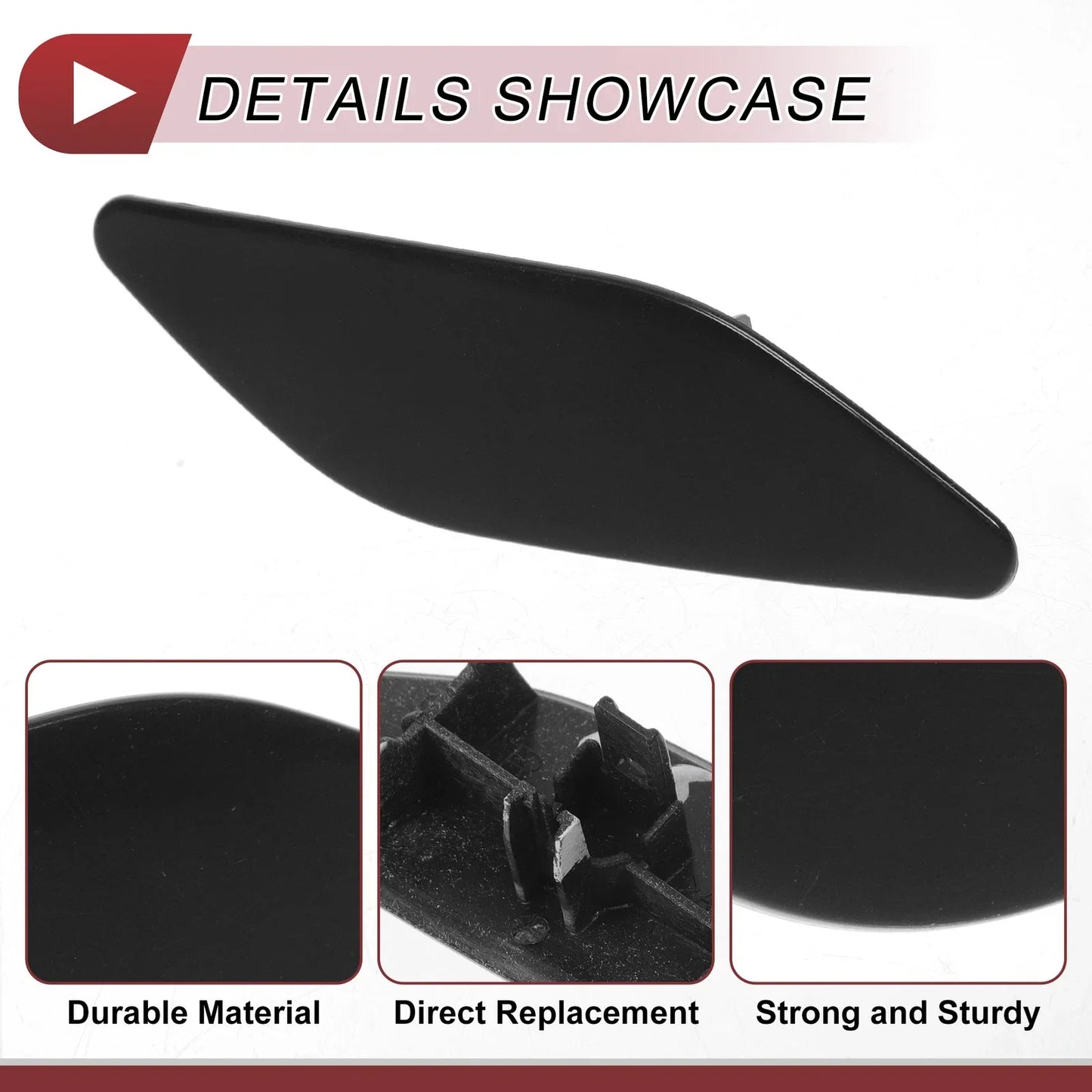 Front Right Washer Nozzle Cover for Lexus ES300h (2019-2022) Unpainted 1 x