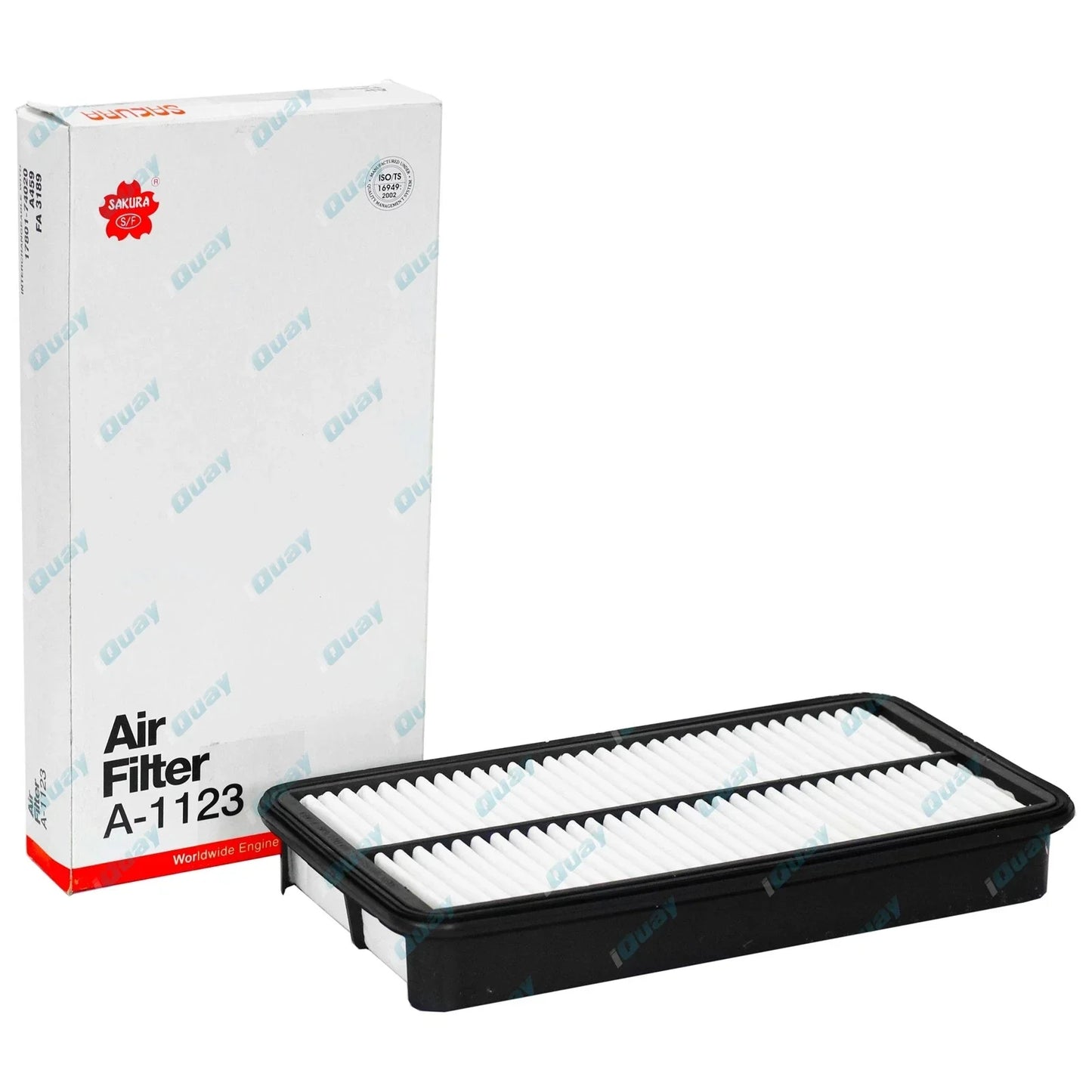FA-1123 Air Filter for Various Makes & Models (Interchangeable with Ryco A459)