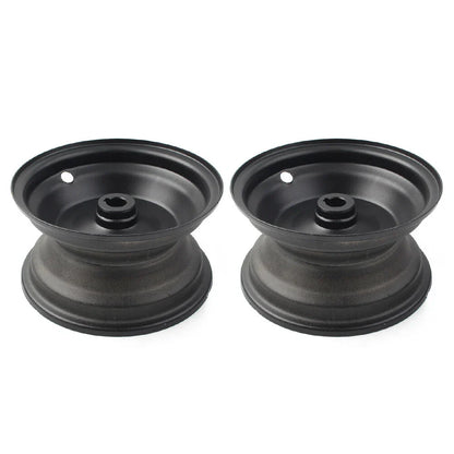 6" 145/70-6 IN Wheel Rims Black for Go Kart Off-Road Dirt Bike