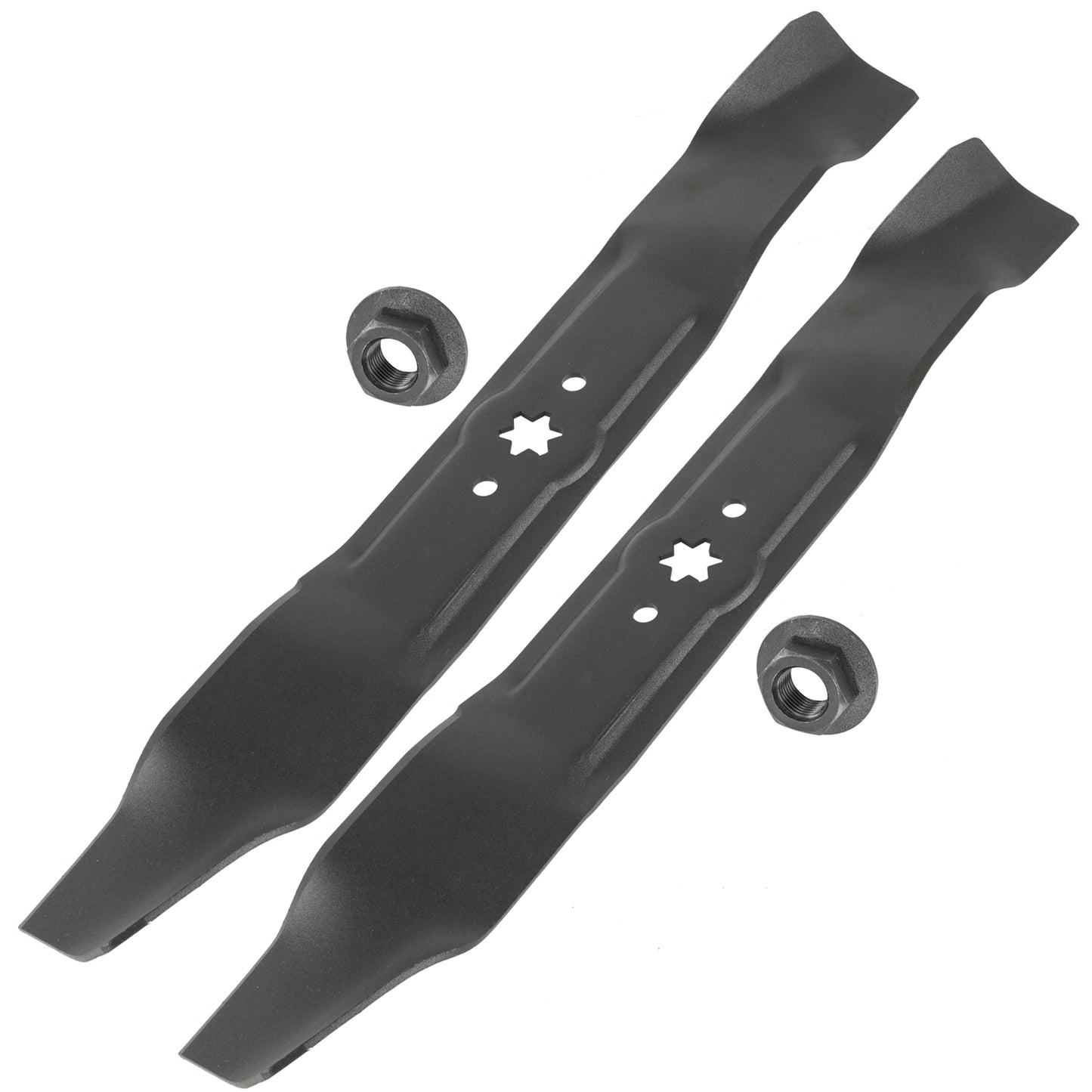 42 Inch Deck Blades with Nuts Replacement for Cub Cadet MTD (2005–2018)