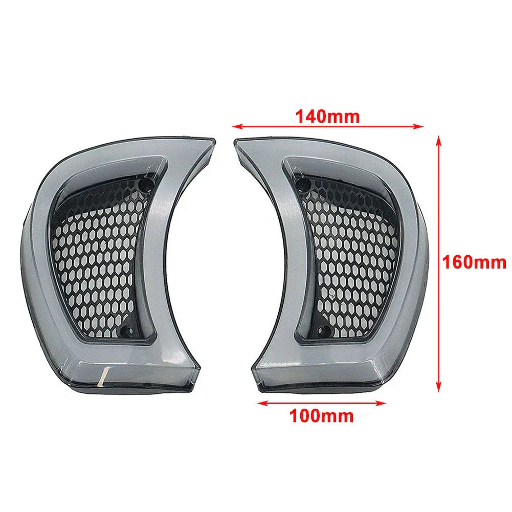 Tracer Headlight Vent Accent LED Indicator Lights for Harley Road Glide (2015-2023)