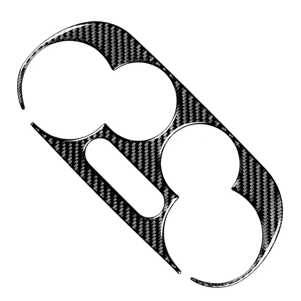 Carbon Fiber Climate Console Panel Cover for Fiat 500 (2012-2015)