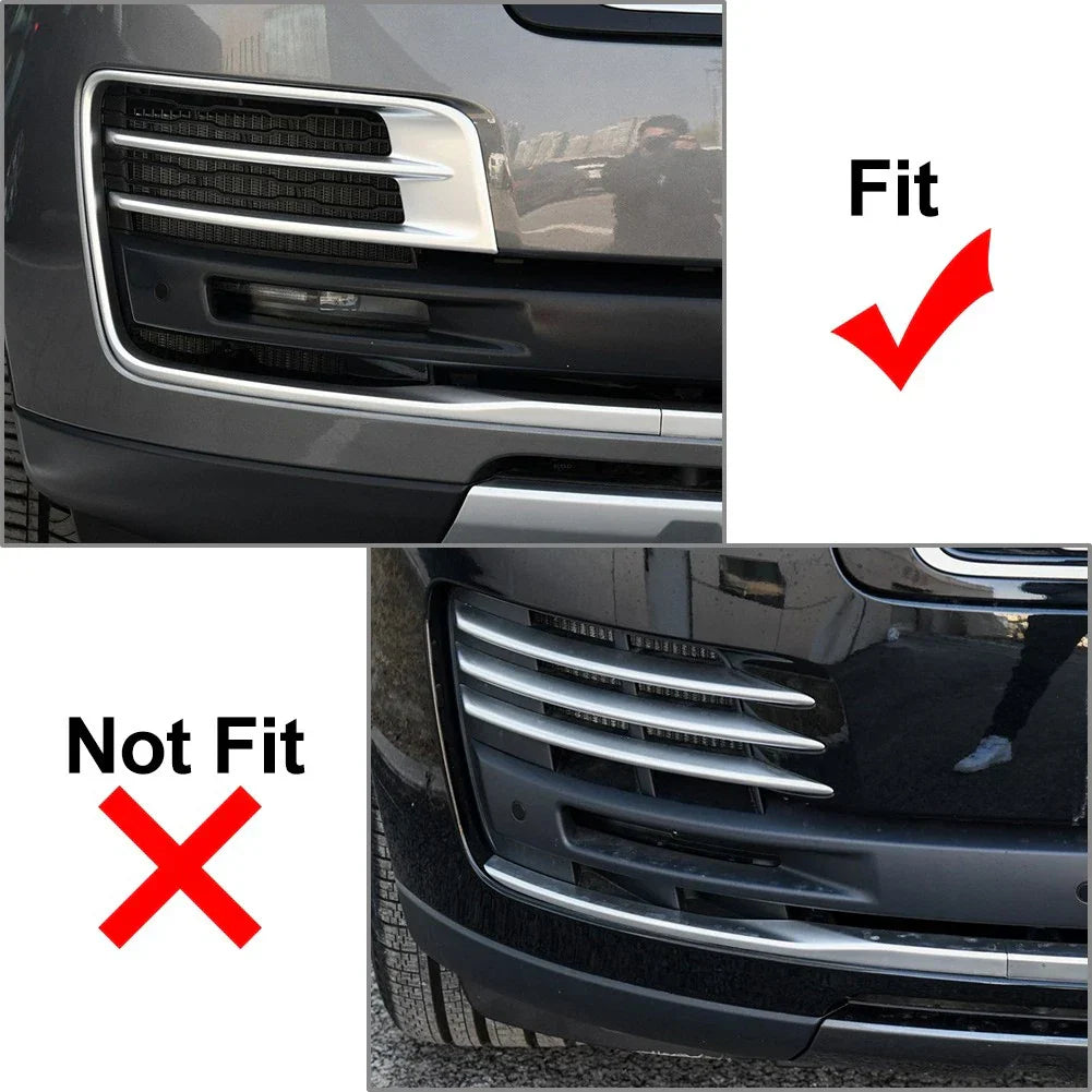 Front Bumper Fog Light Grill Molding Trim Right for Land Rover Range Rover (18-22)