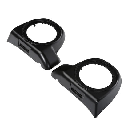 6.5" Lower Fairings Speaker Pods for Harley Road Glide (2014-2024) Black Denim