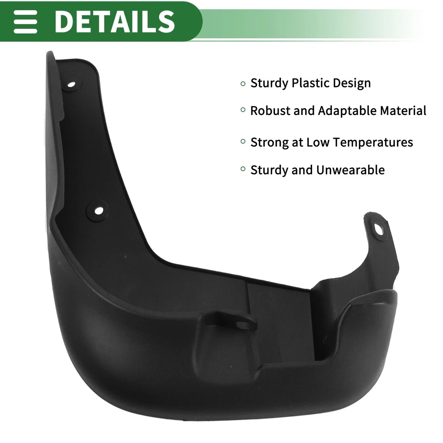 Mud Flaps Splash Guards for Hyundai SANTAFE 2006-2012 (2 x Mount Accessories)