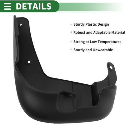 Mud Flaps Splash Guards for Hyundai SANTAFE 2006-2012 (2 x Mount Accessories)