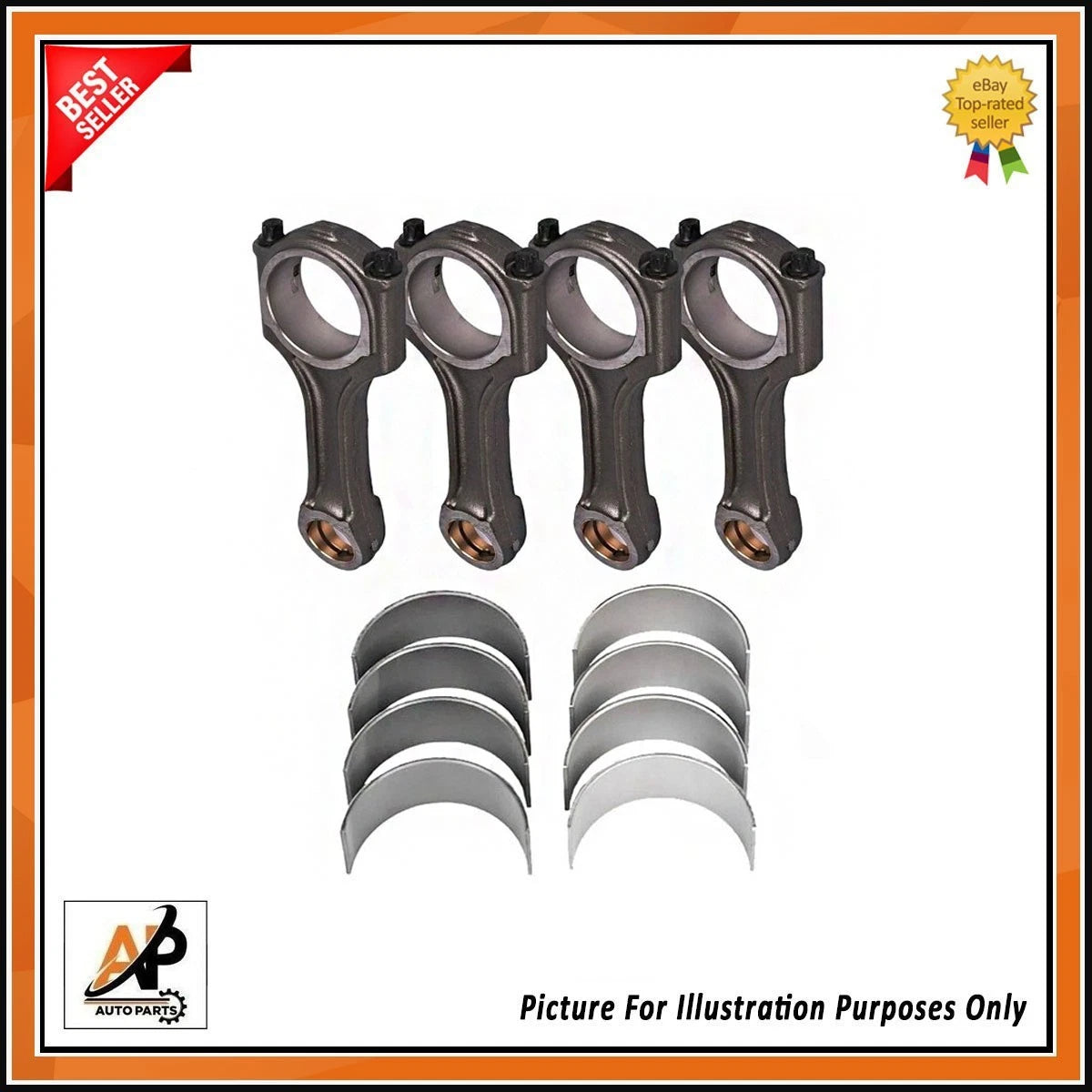 Connecting Rod Big End Bearing Set for Citroën Jumper Peugeot Boxer 2.0 HDI (1999–2021)