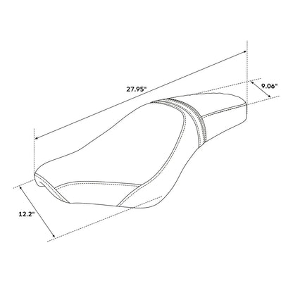 Driver & Passenger Seat for Honda Rebel 300 CMX300 (2017-2022)