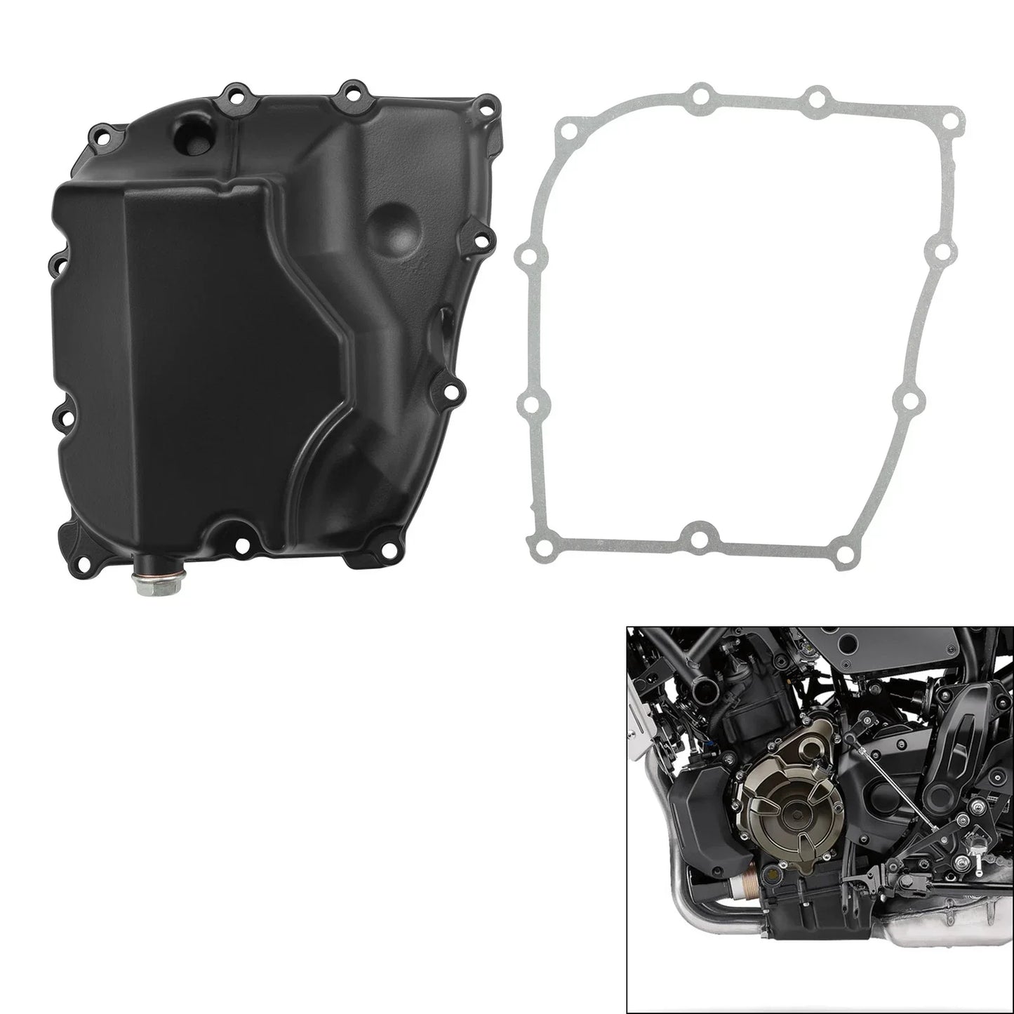 Oil Pan Strainer Cover for Yamaha MT-07 Tenere 700 (2014-2020) (2021-2024)