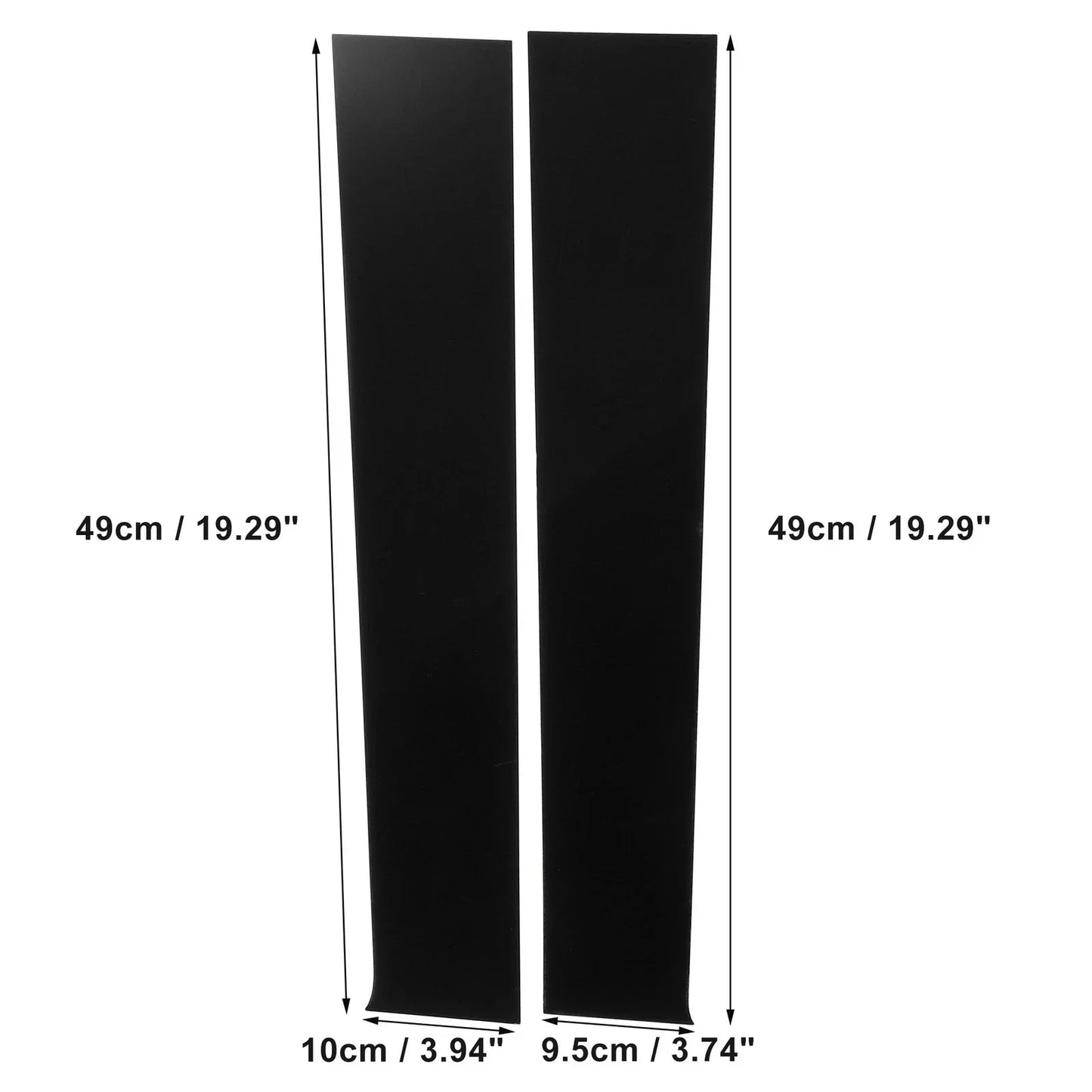 4 x Car Door Cover Trim Pillar Post Stickers for Dodge Ram (2010-2023)