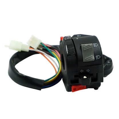 7/8" Handlebar Horn Button Turn Signal Fog Light Switch for Motorcycle