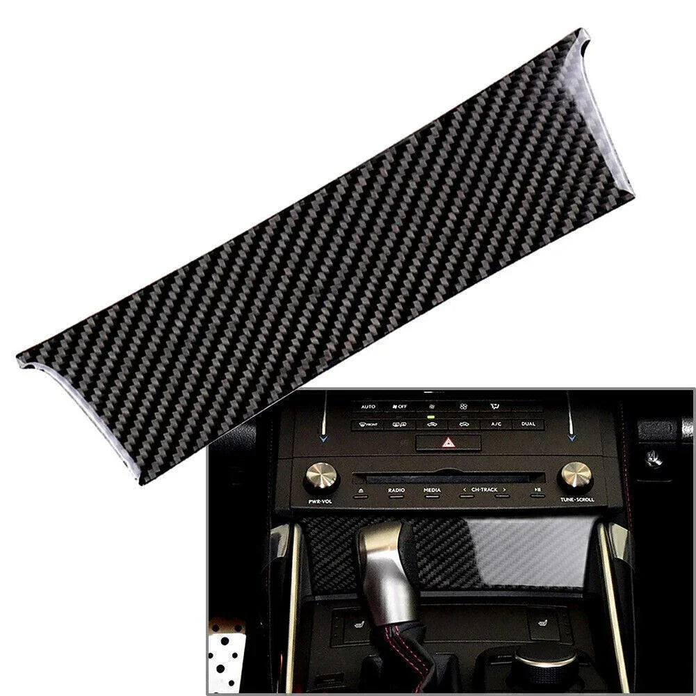 Carbon Fiber Central Console Panel Cover Trim for Lexus IS250 IS350 IS200t (13-20)