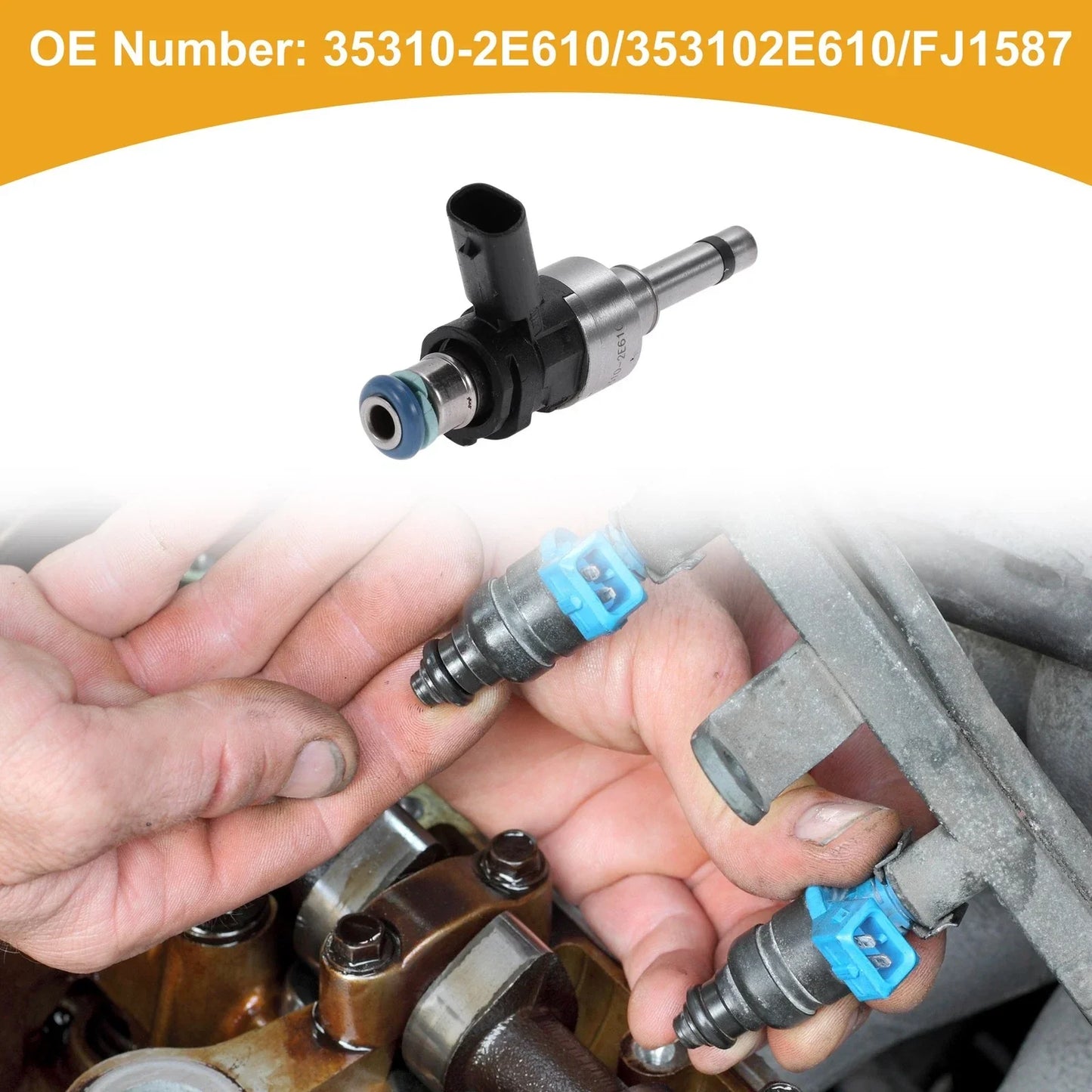 Fuel Injector for Hyundai Sonata Hybrid 2.0L L4 (2016-2019) - 1 x Pcs