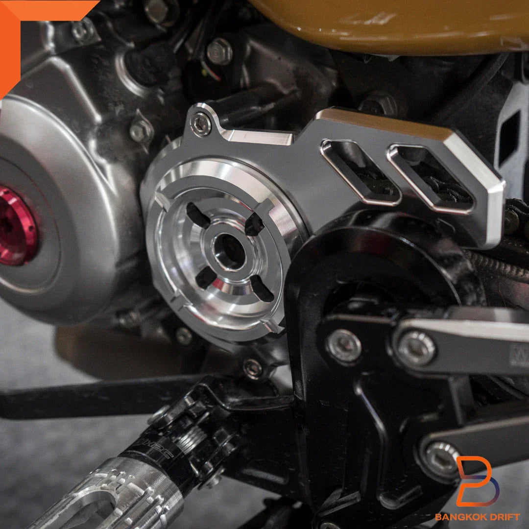 Silver Front Sprocket Aluminium Cover Guard for Honda Monkey 125, Z125