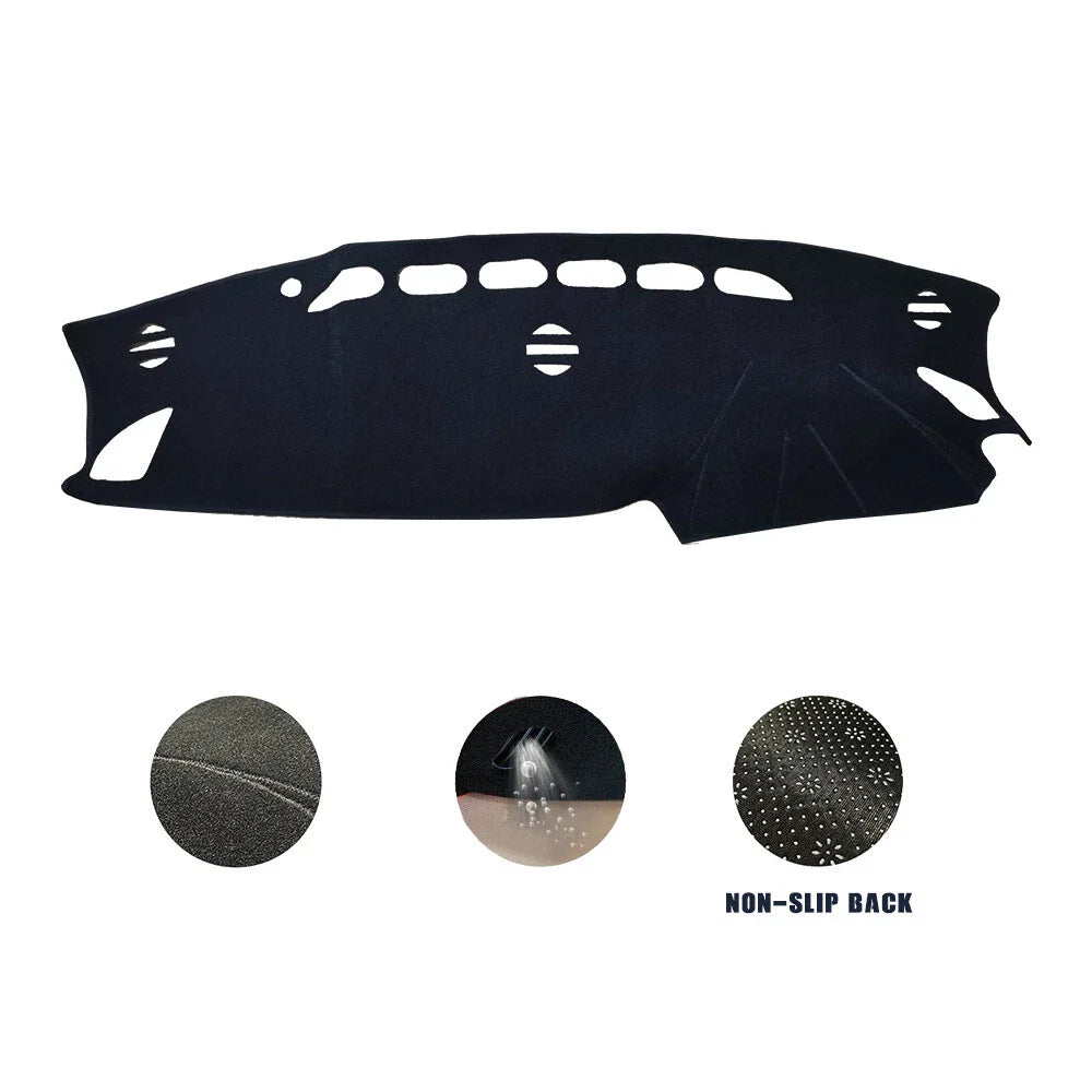 Non-Slip Dash Mat for Mazda CX-5 2012-2017 Dashboard Cover Black