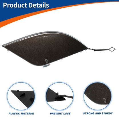 Rear Tow Hook Cover for Mercedes-Benz (2012-2015) Crystal Brown