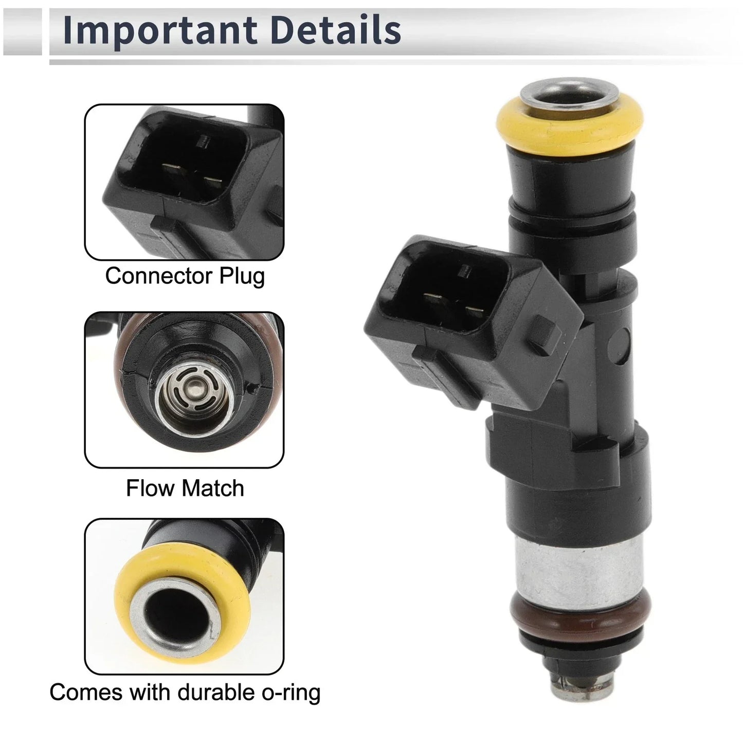 Fuel Injector for Honda Civic 2.0 (2014-2018) - 1 x Engine Fuel Nozzle