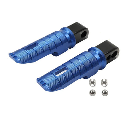 Rear Footrest Pegs for Suzuki V-Strom 650 DL650 GSXS1000 (2018-2024) Blue