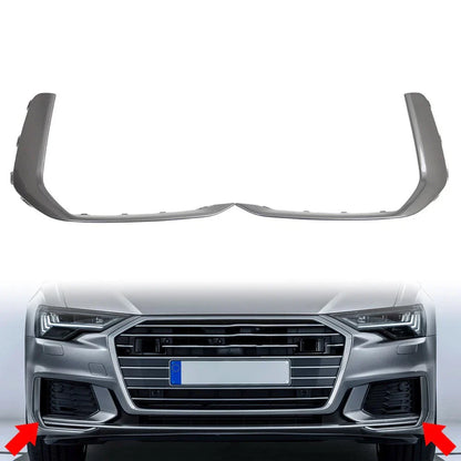 Front Bumper Lower Side Grill Cover for Audi A6 C8 S6 (2019-2024) 1 Pair