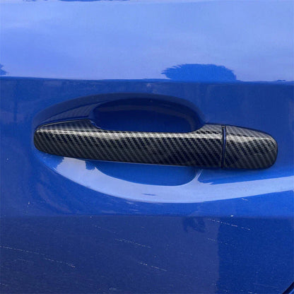 Carbon Fiber Look Door Handle Cover Trim for Subaru WRX STi (2015-2021)