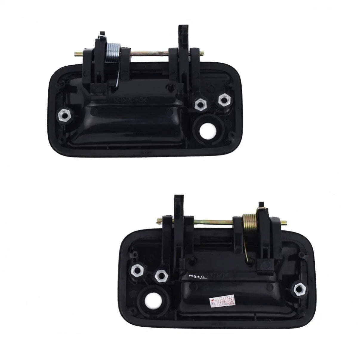 PAIR OUTER DOOR HANDLE BLACK FITS ISUZU TF TFR HOLDEN RODEO VAUXHALL BRAVA D05