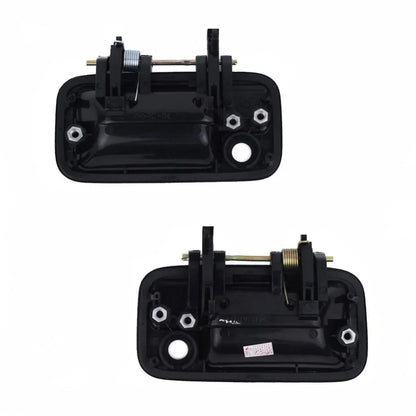 PAIR OUTER DOOR HANDLE BLACK FITS ISUZU TF TFR HOLDEN RODEO VAUXHALL BRAVA D05