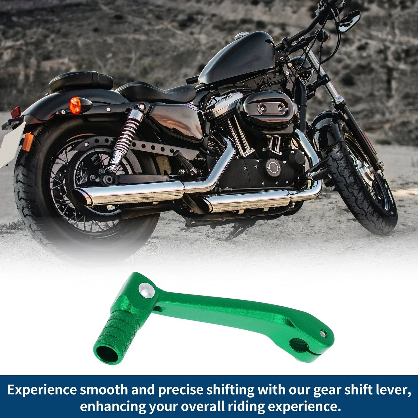 Folding Motorcycle Gear Shifter Lever for Honda CRF150F (2003-2017) Green