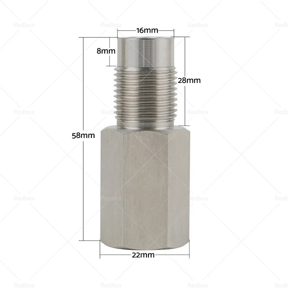 Oxygen O2 Sensor Spacer Adapter for Catalytic Converter (Mini Cat)
